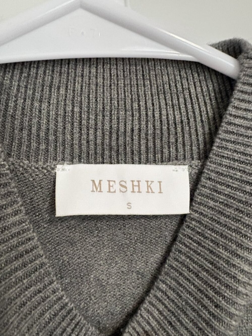 Meshki Blair Dress - grey sweater dress - Picture 3 of 5